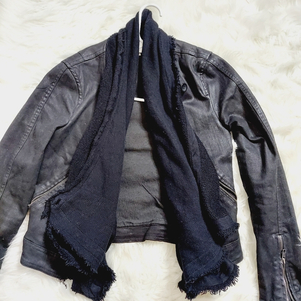 PLEASE DO NOT PURCHASE Free People Drape Front Moto Jacket - Picture 4 of 10